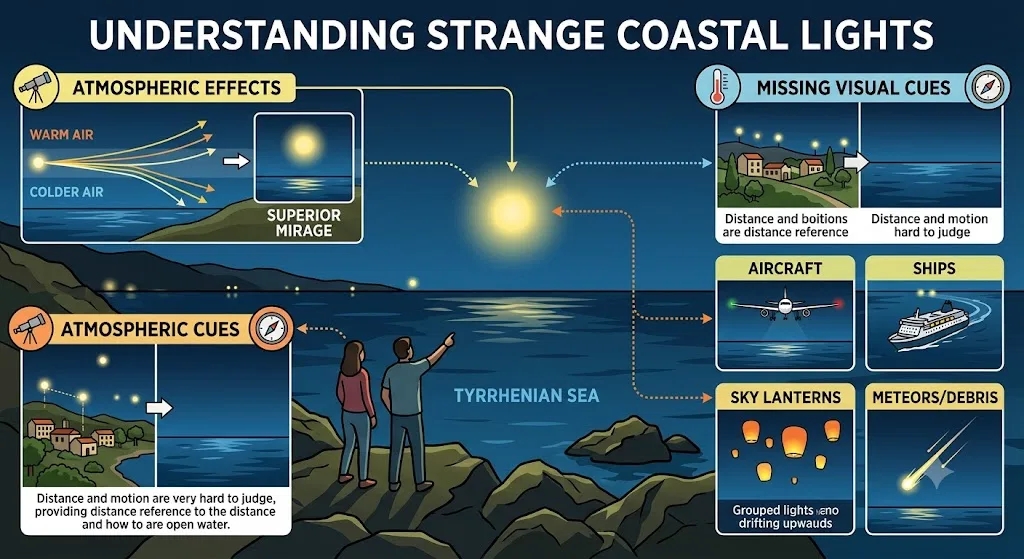 Overview image for Why Do Coastal Lights Look So Strange?