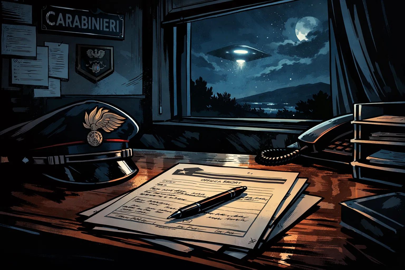 Overview image for How Official UFO Reports Work in Sardinia