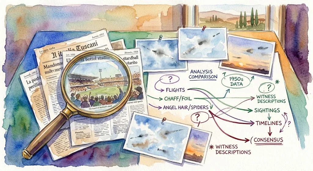 Overview image for What Sceptics Changed About Tuscany's UFO Story