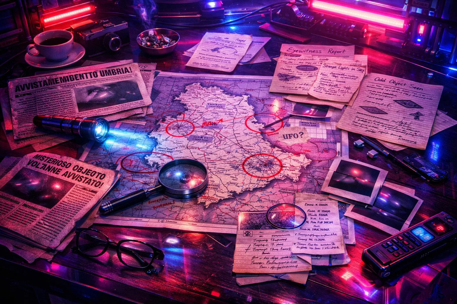 Overview image for The Four Cases That Shaped Umbria's UFO Story