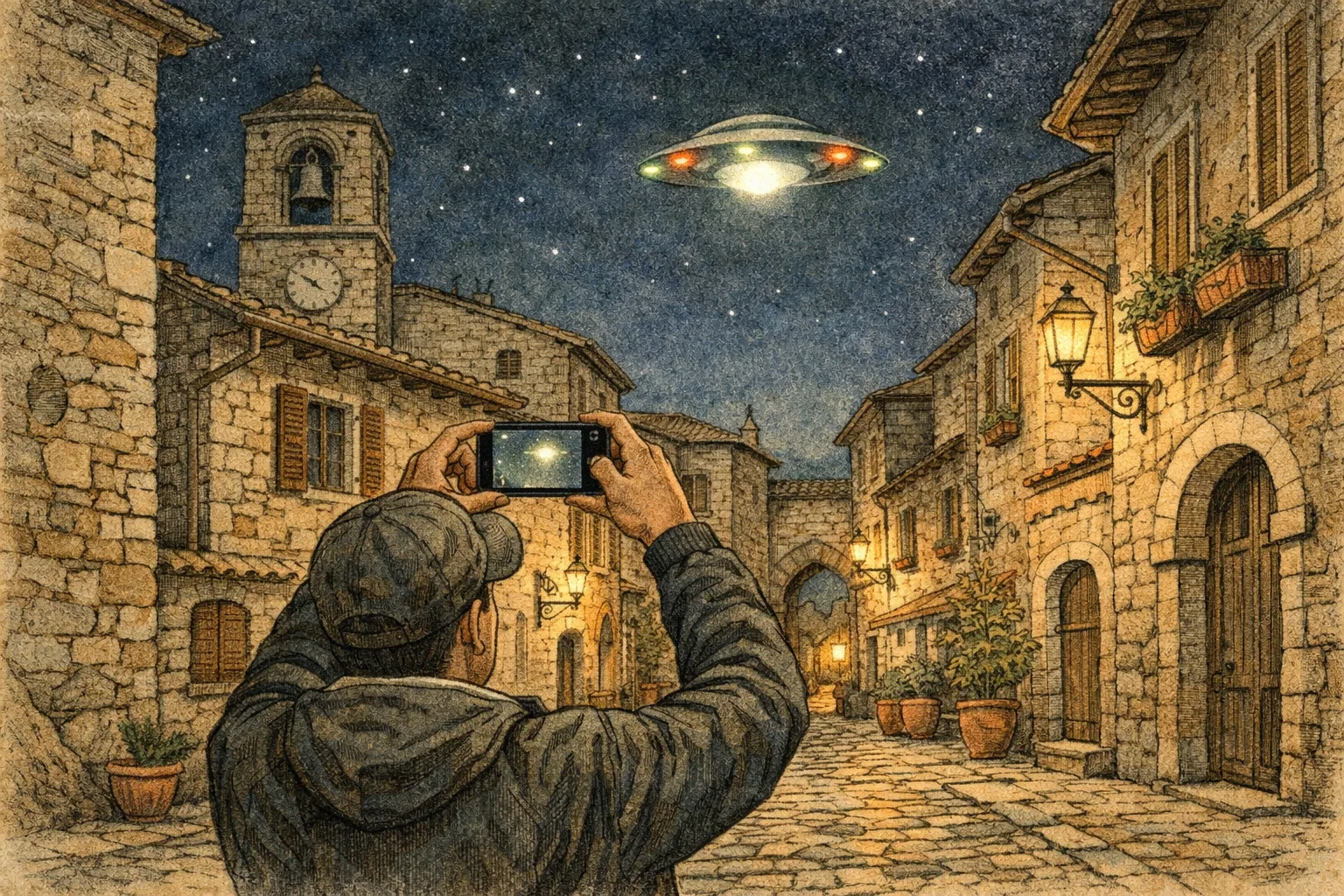 Overview image for Did Smartphones Make Umbrian UFOs Clearer?