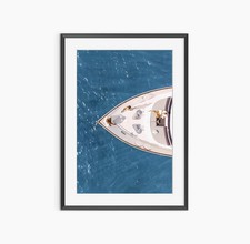 Listing image for Luxury Yacht Poster, Photography Prints, Luxurious Boat Print, Sailing in Summer