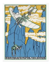 Listing image for Vintage Aviation Adventure Wall Art Poster Premium Quality Home Decor