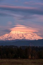 Listing image for 614925 Lenticular Cloud Over Mount Everest Sky Photo Wall Print Poster