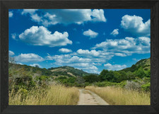 Listing image for Mountain Sky Framed Wall Art Poster Canvas Print Picture