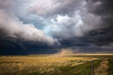 Listing image for Weather Photography Print - Storm Pushing Up Dust in Colorado Thunderstorm Photo