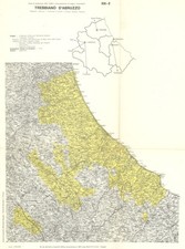 Listing image for Italy wine. Trebbiano d'Abruzzo DOC. Chieti, l'Aquila, Pescara, Teramo 1976 map