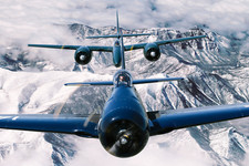 Listing image for Aviation, War birds, Famous Planes, Mountains Poster